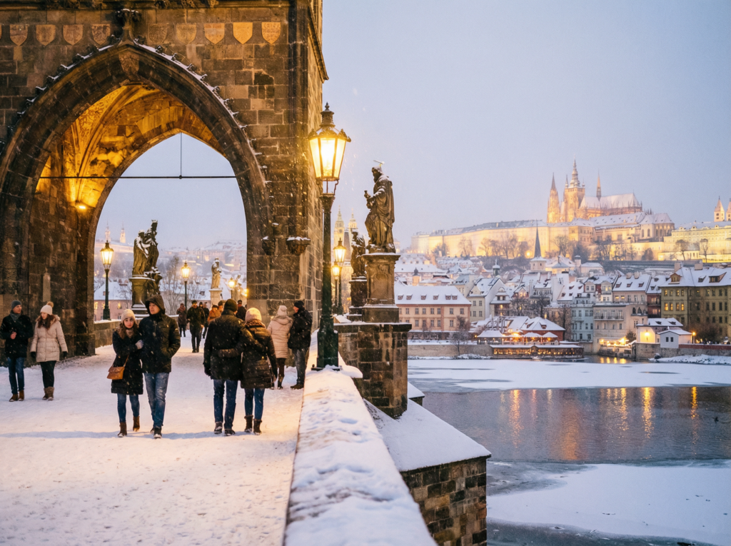 Zimní Praha