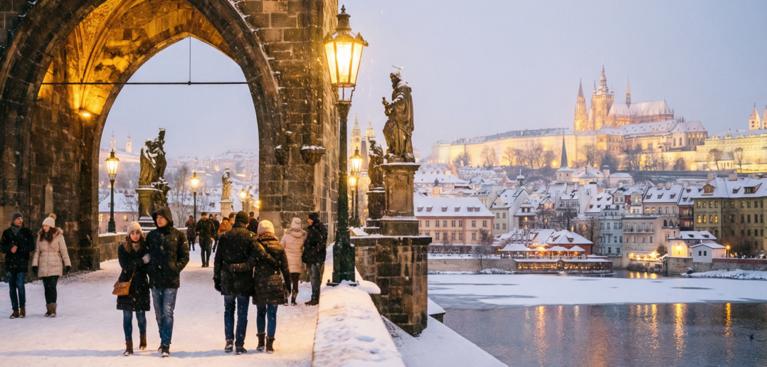 Zimní Praha